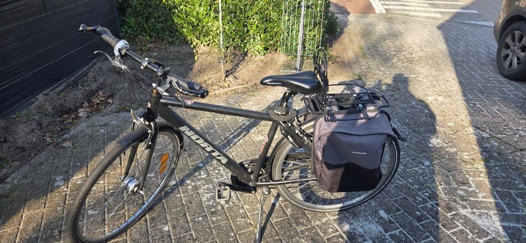 FIETS, Norta, Zwart, jongensfiets, Enlèvement, Norta, Frein sur jante, 24 pouces