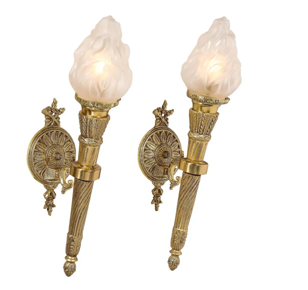 Lampes de style Empire (néoclassique), Enlèvement