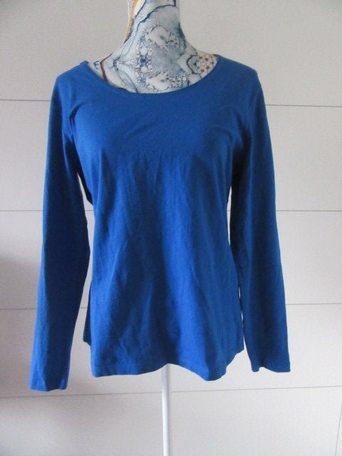 blauw dames shirt / trui -- XXL - Anni Rolfi - lange mouwen, Blauw, Maat 46/48 (XL) of groter, Zo goed als nieuw, Lange mouw