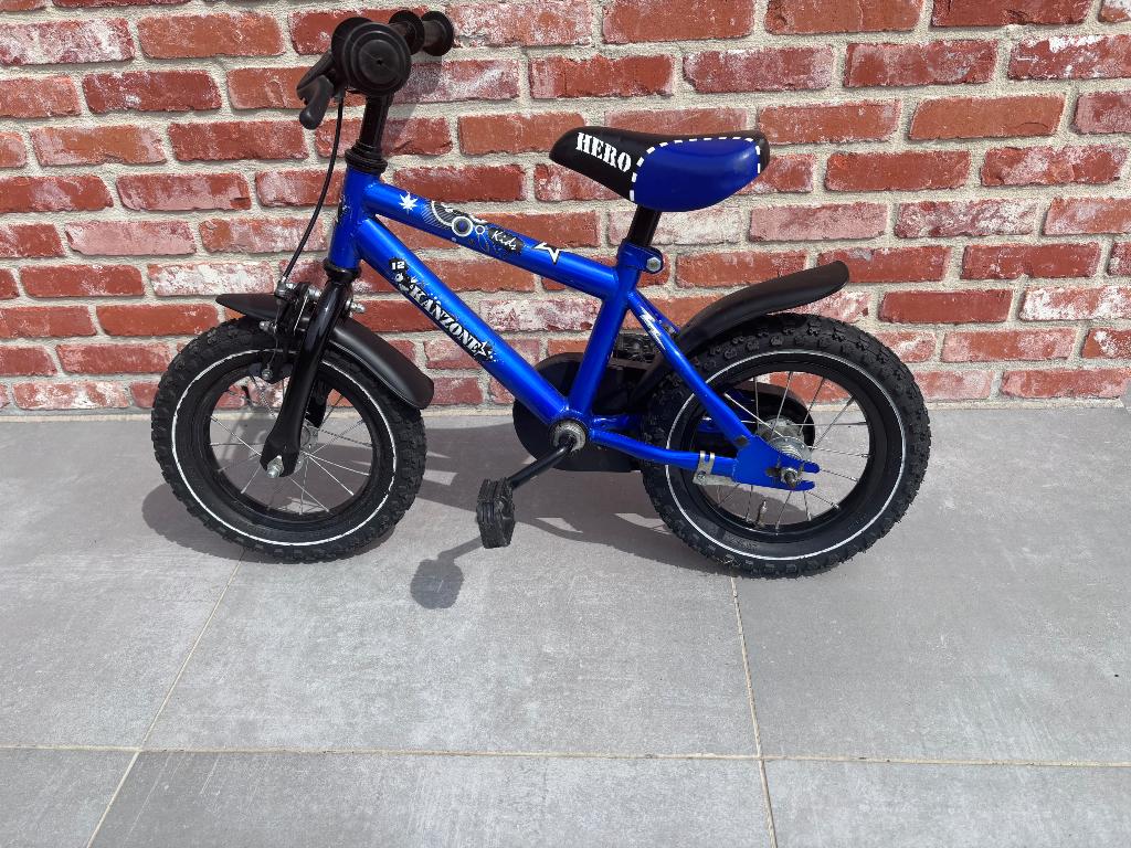 Kinderfiets, Fietsen en Brommers, Fietsen | Kinderfietsjes, Ophalen, Zo goed als nieuw, Zijwieltjes