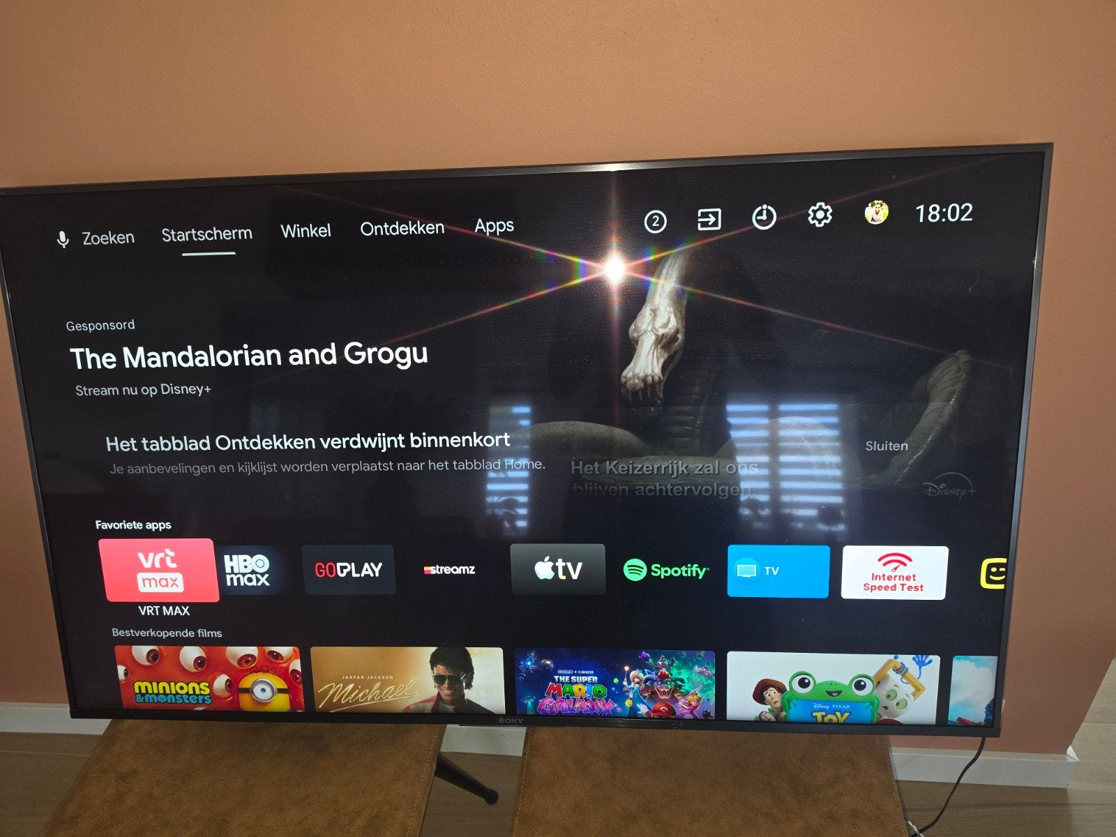 TV Sony Bravia KD-55XG8599, TV, Hi-fi & Vidéo, Télévisions, Enlèvement ou Envoi, Sony