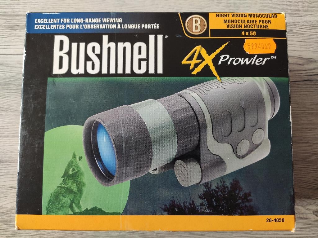 Bushnell Night Vision 26-4050 - Monocular 4 x 50- Night view, Enlèvement, Neuf, Moins de 8x, Autres types