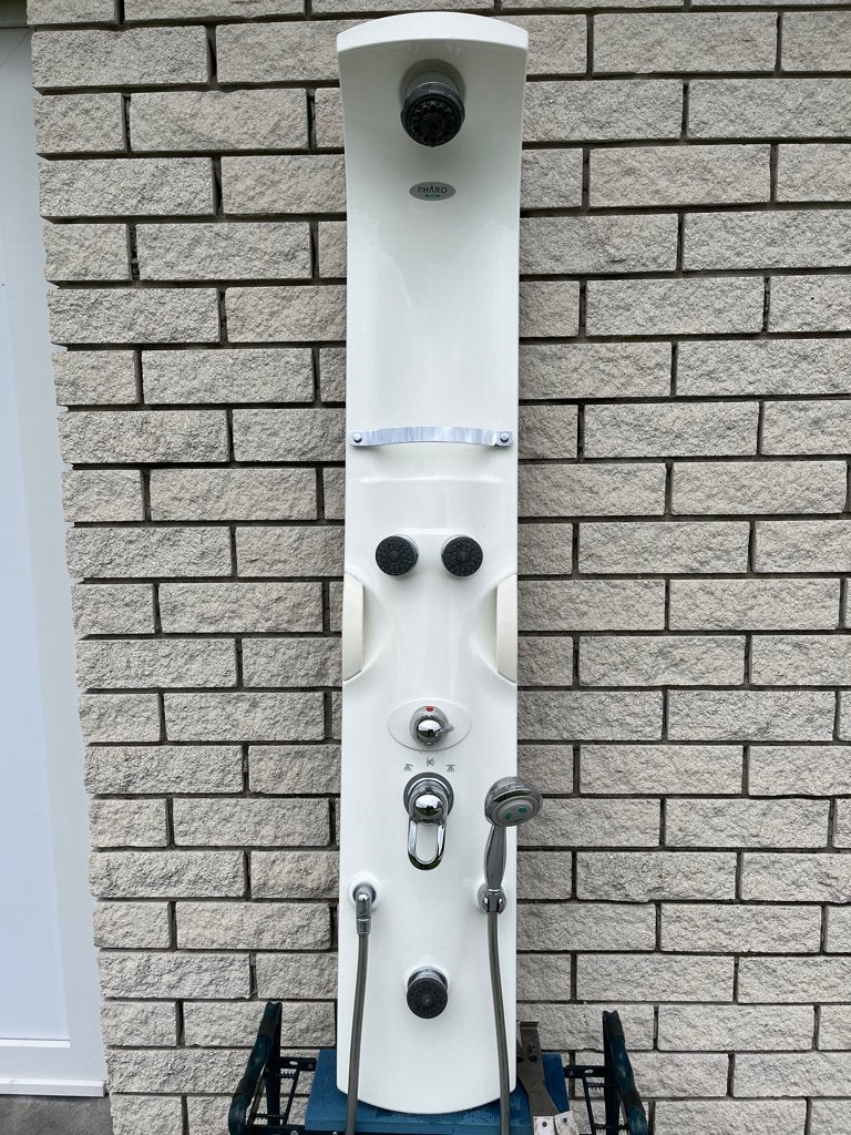 douchekraan, Doe-het-zelf en Bouw, Ophalen, Gebruikt, Chroom, Kraan