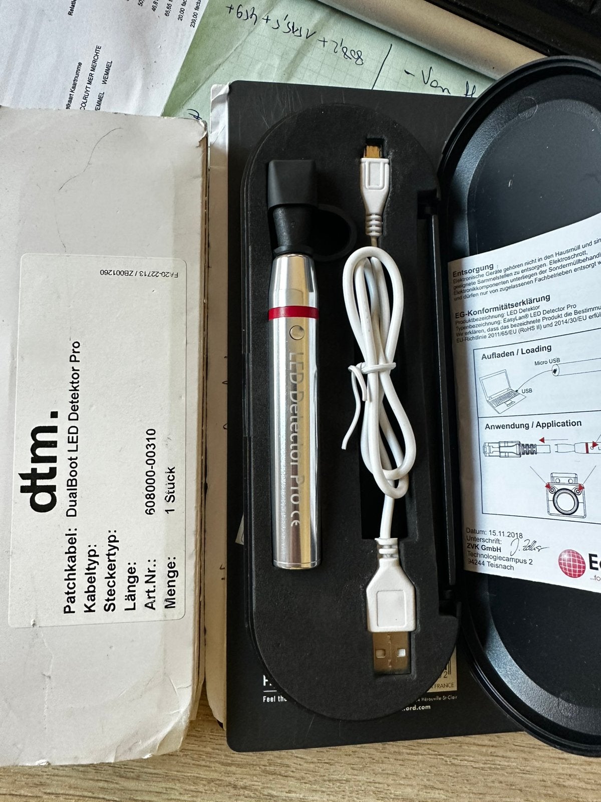 Easylan led detectie dtm, Computers en Software, Accesspoints, Ophalen of Verzenden, Zo goed als nieuw
