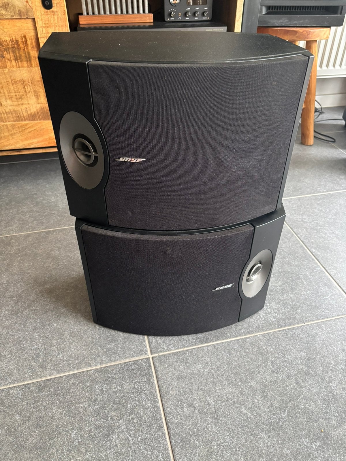 Bose 301 series 3 luidsprekers set zwart, 60 à 120 watts, Enlèvement, Utilisé, Bose