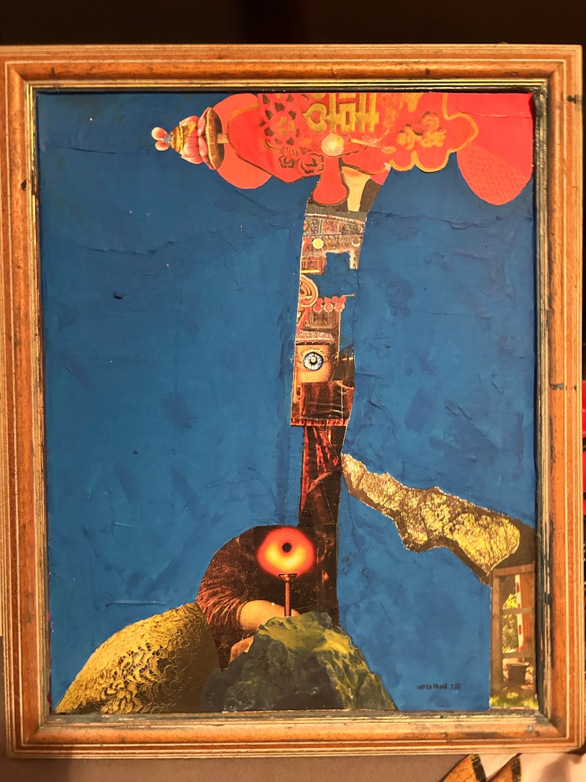 SCHILDERIJ “Lisa en Mona” (2022 - Bonheiden), Ophalen of Verzenden, Collage