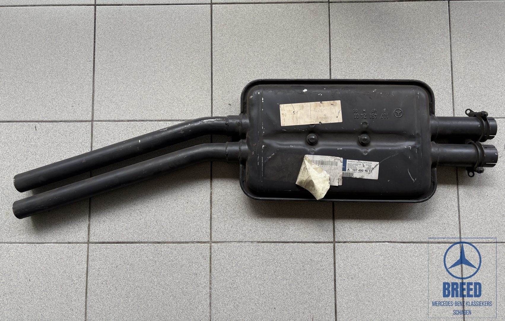 NOS middendemper voor Mercedes-Benz R107 280SL 350SL 450SL, Autos : Pièces & Accessoires, Systèmes d'échappement, Mercedes-Benz