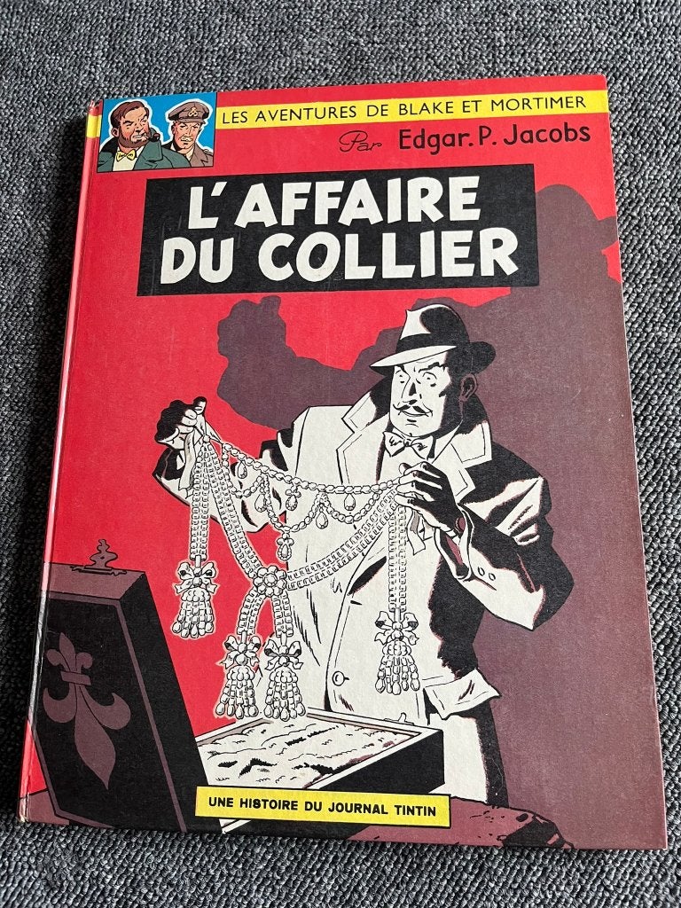 Black & Mortimer the EO halskettingkast 1967, Boeken, Edgar P. Jacobs, Eén stripboek, Ophalen of Verzenden, Zo goed als nieuw