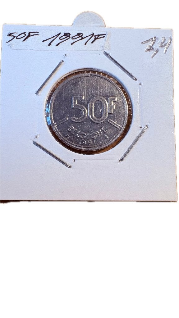BAUDOUIN I : 50 FRANCS 1991F, Timbres & Monnaies, Enlèvement ou Envoi