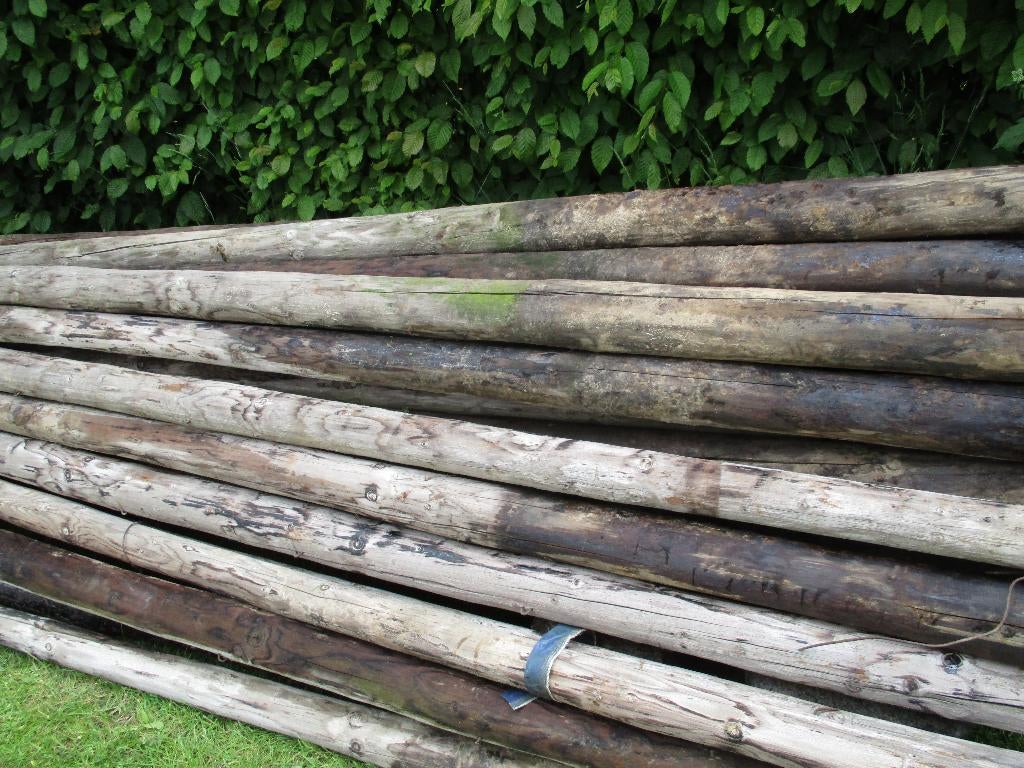 Houten palen, Tuin en Terras, Palen, Balken en Planken, Palen, Ophalen