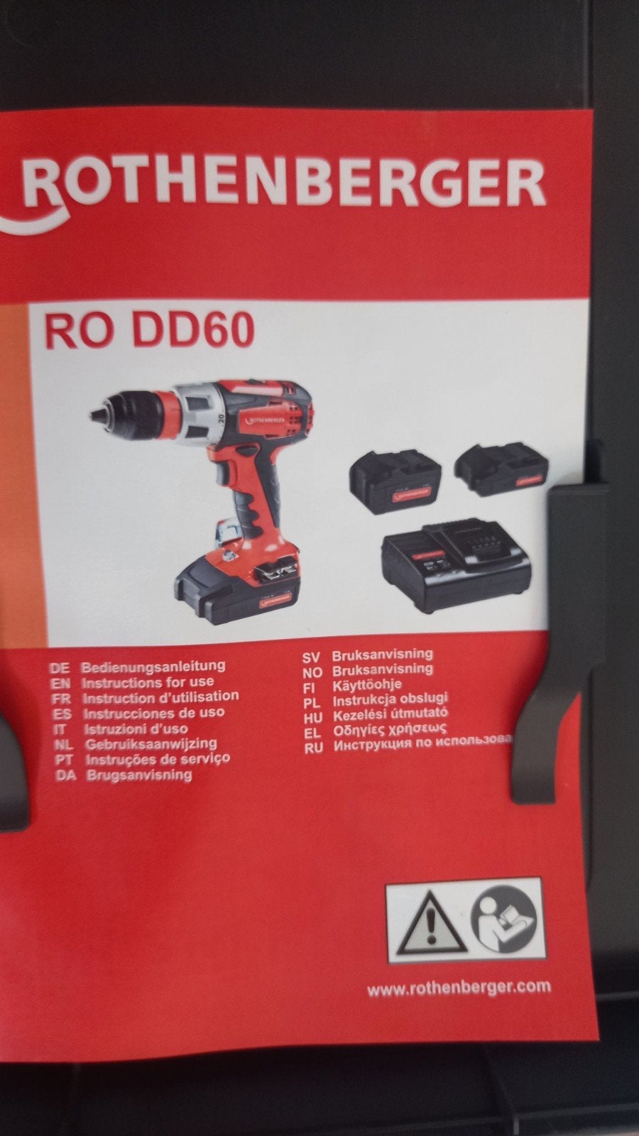 Rotherberger RO DD60 boormachine *NIEUW*, Ophalen of Verzenden, Nieuw, Boormachine, Variabele snelheid