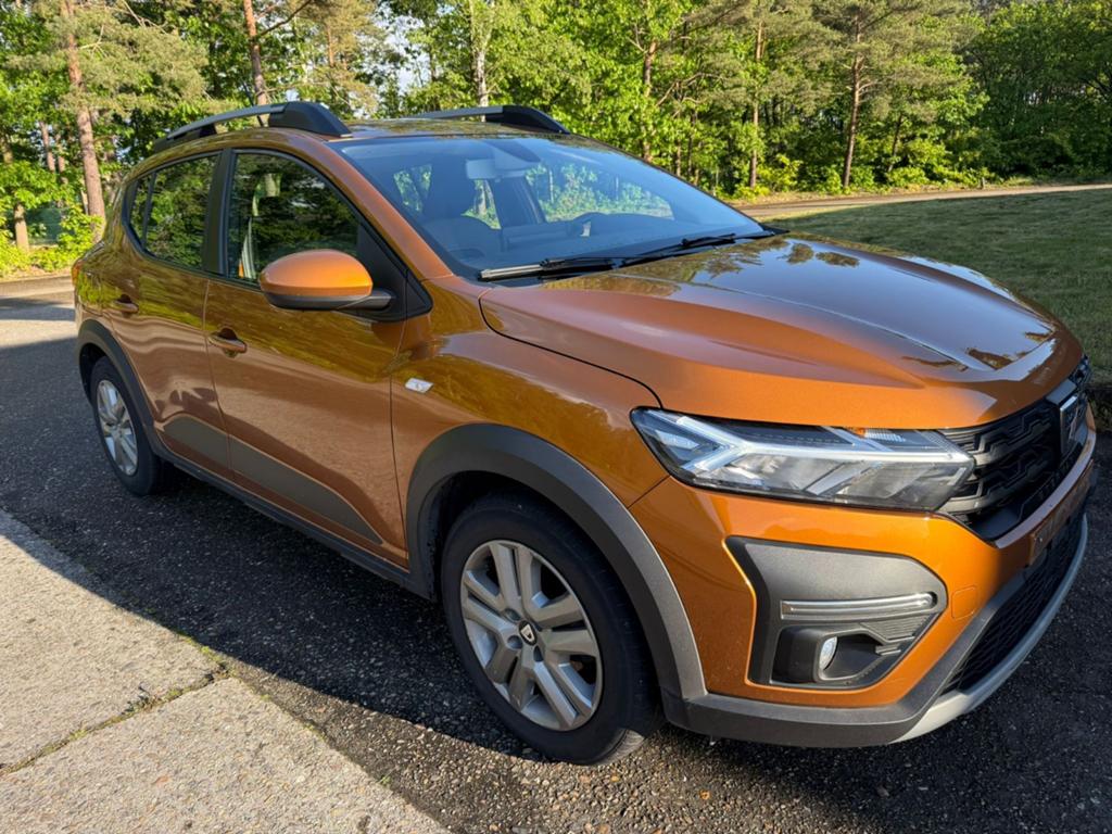 Dacia Sandero Stepway 1.0 cc benzine, 75.549 km!!, Auto's, Voorwielaandrijving, Testrit aan huis, Stof, USB