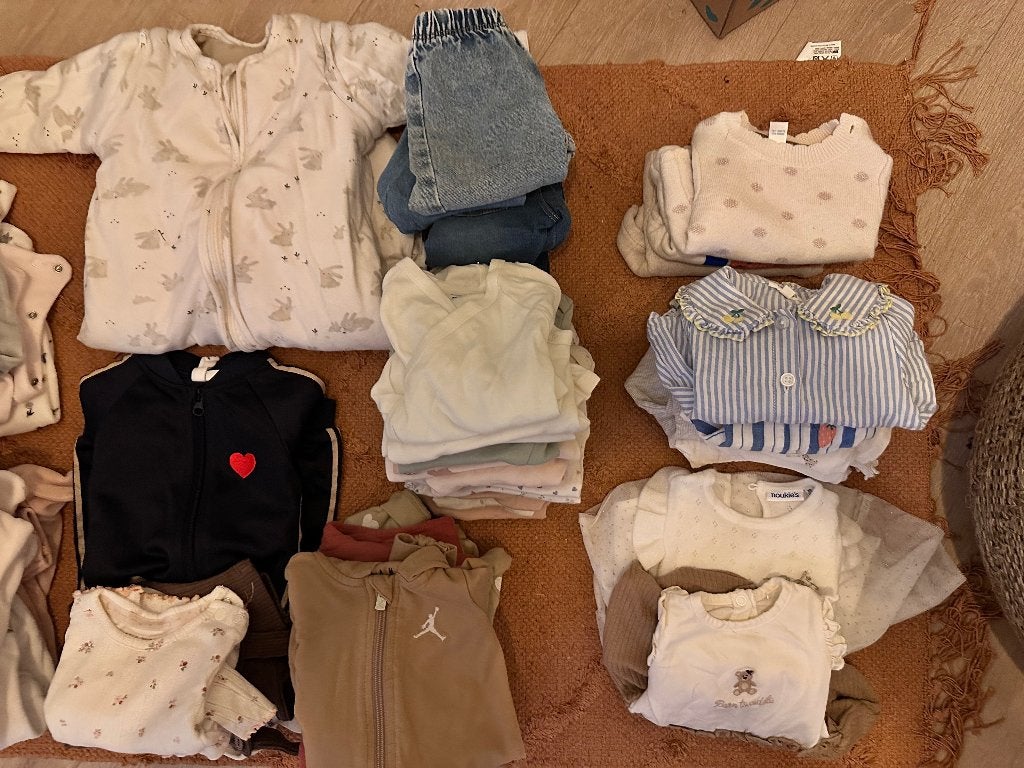 Pakket meisjeskleren - maat 62, Enlèvement, Utilisé, Taille 62