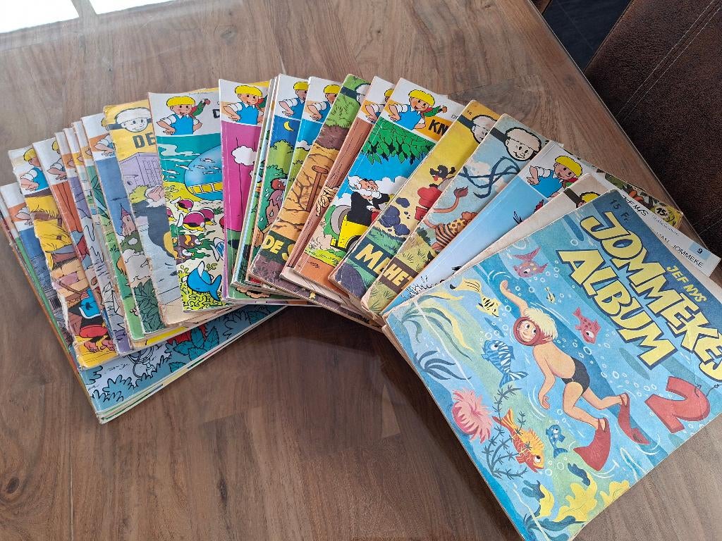 Jommeke - 53 albums à €1/stuk, Meerdere stripboeken, Ophalen, Gelezen, Willy Vandersteen