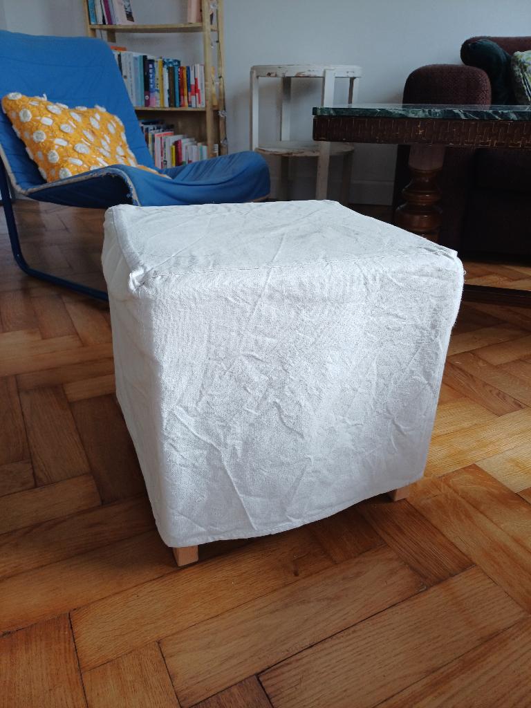 Petit siège blanc, Maison & Meubles, Enlèvement, Comme neuf