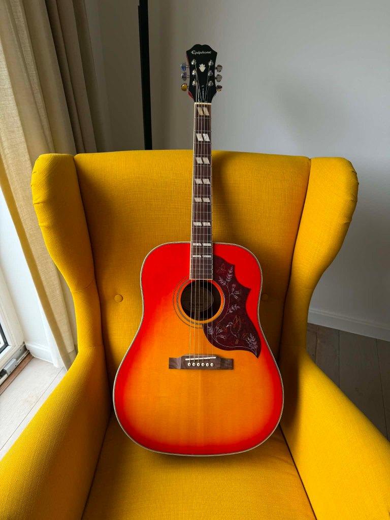 Epiphone Hummingbird Pro FC, Muziek en Instrumenten, Ophalen, Zo goed als nieuw, Overige typen