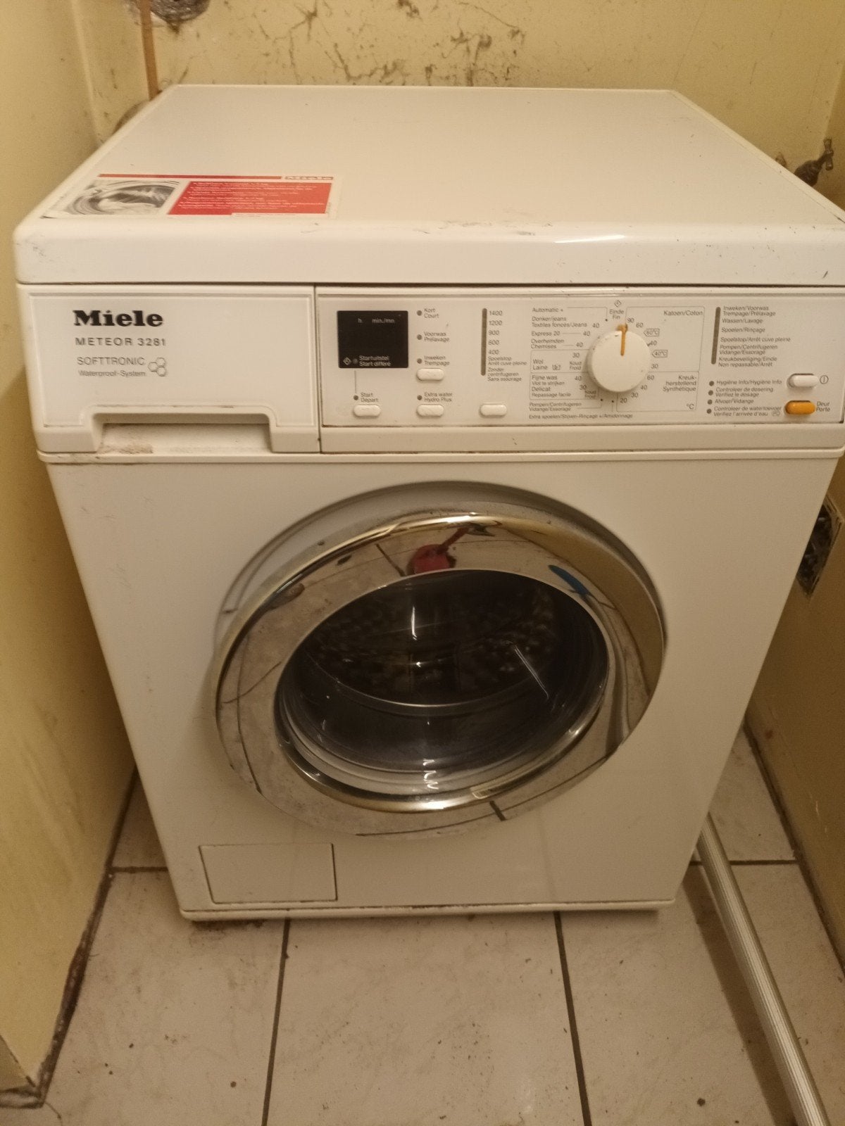 Wasmachine miele meteor 3281 softtronic waterproof systeem, Ophalen