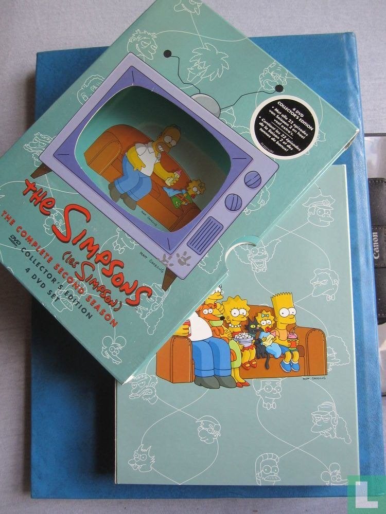 The Simpsons - The Complete Second Season (1990) 4 disc, Engels, Tekenfilm, Nederlands, Ophalen of Verzenden
