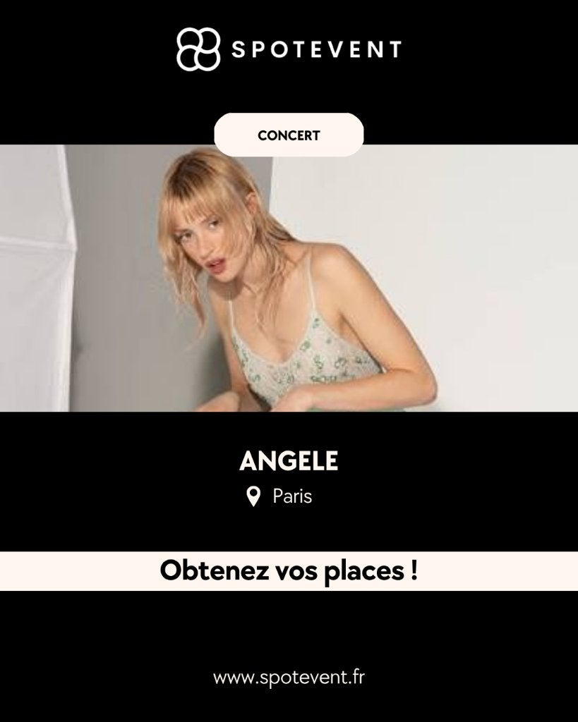 Angele - Concert à Paris - Places disponibles, Tickets & Billets