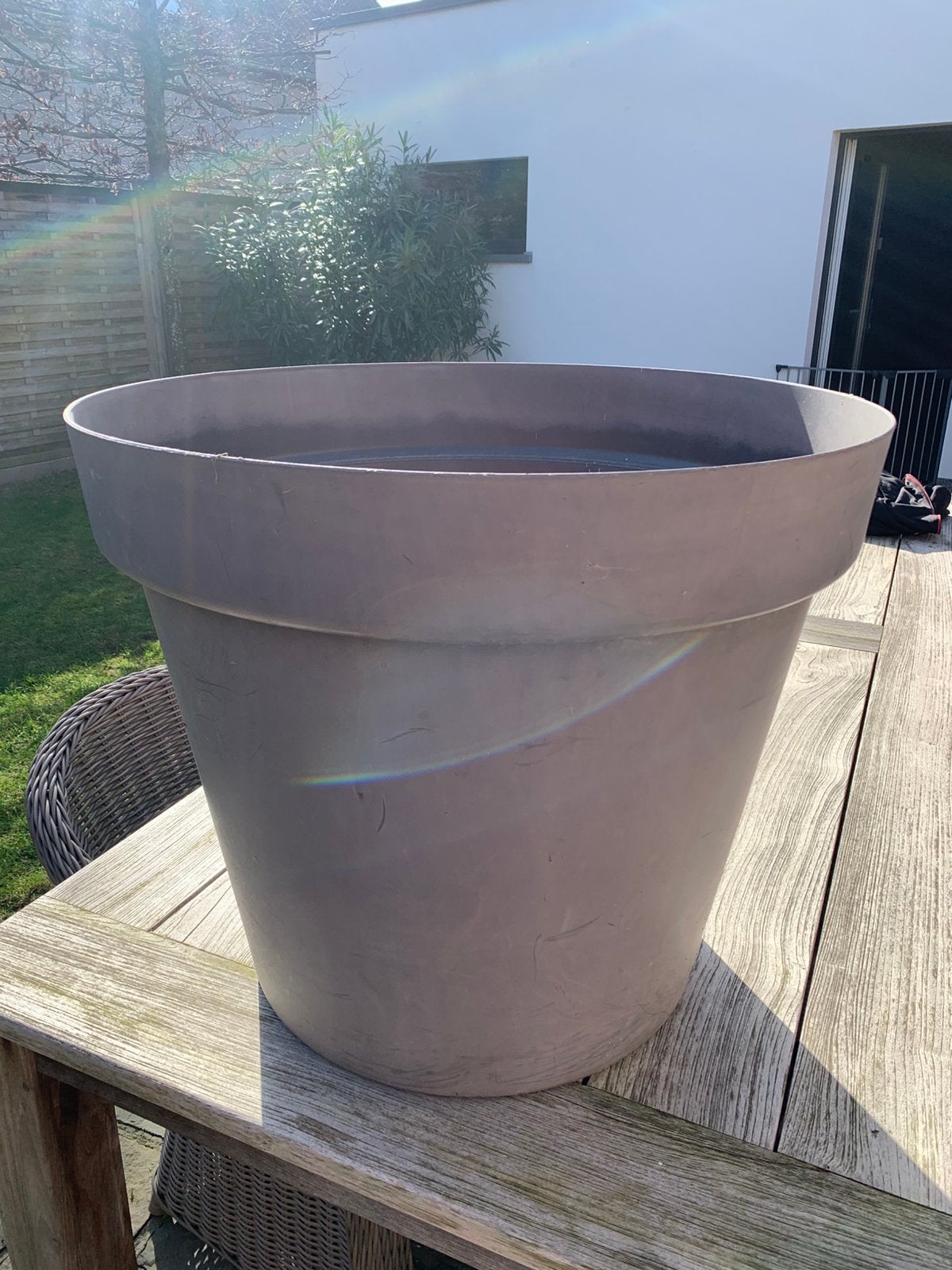 Kunststof bloempot, Ophalen, Kunststof, Gebruikt, 40 cm of meer