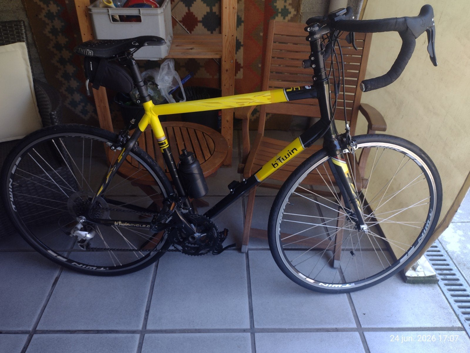 gebruikte B'TWIN Carbon HC racefiets, Ophalen, Carbon