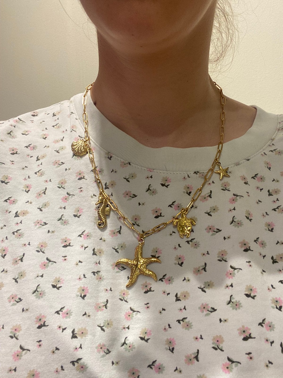 Collier doré neuf, Neuf, Enlèvement ou Envoi, Or, Autres matériaux