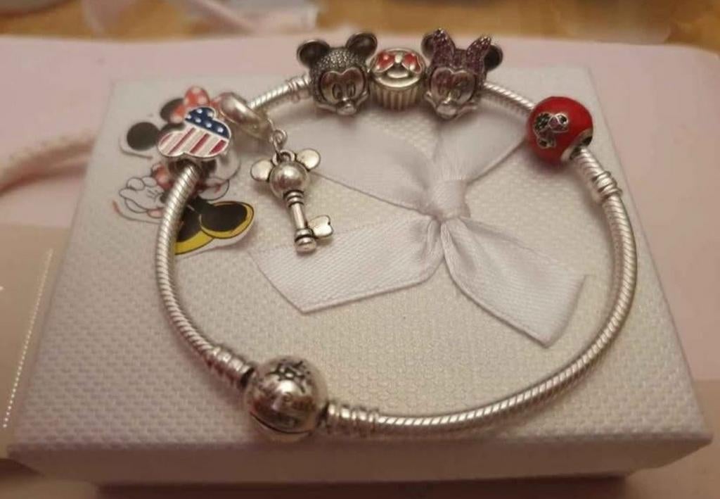 Charmes Mickey Pandora, Argent, Argent