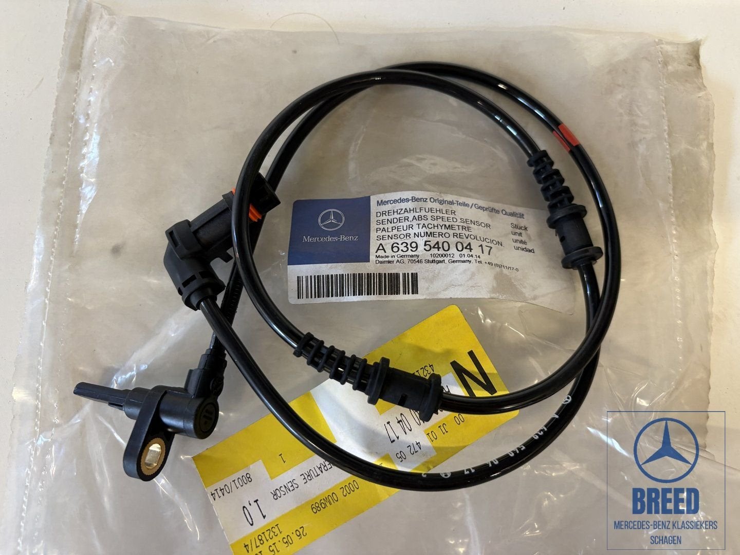 NOS ABS-sensor linksvoor voor Mercedes-Benz W639 Vito Viano, Neuf, -, -, Enlèvement ou Envoi