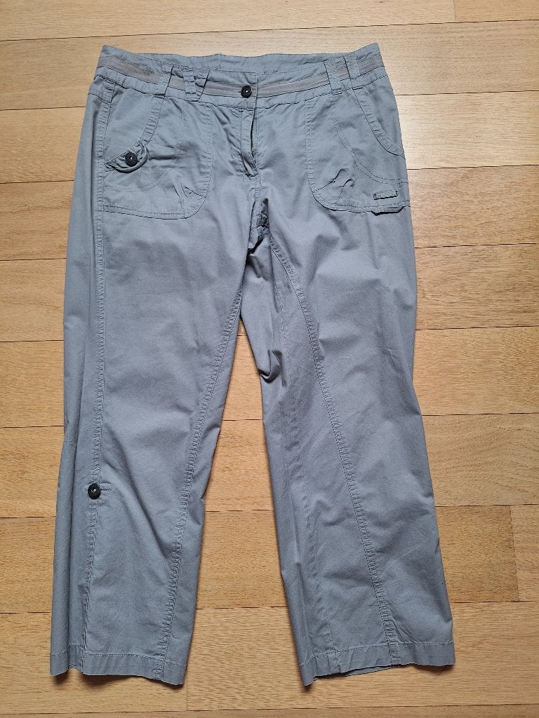 3/4 casual broek, dames, maat 42, JBC, Gris, JBC, Comme neuf, Enlèvement
