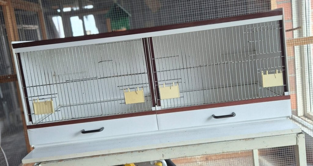 4 x Bakker Vogelkooien, Dieren en Toebehoren, Ophalen, Gebruikt, Kunststof, Broedkooi of Kweekkooi