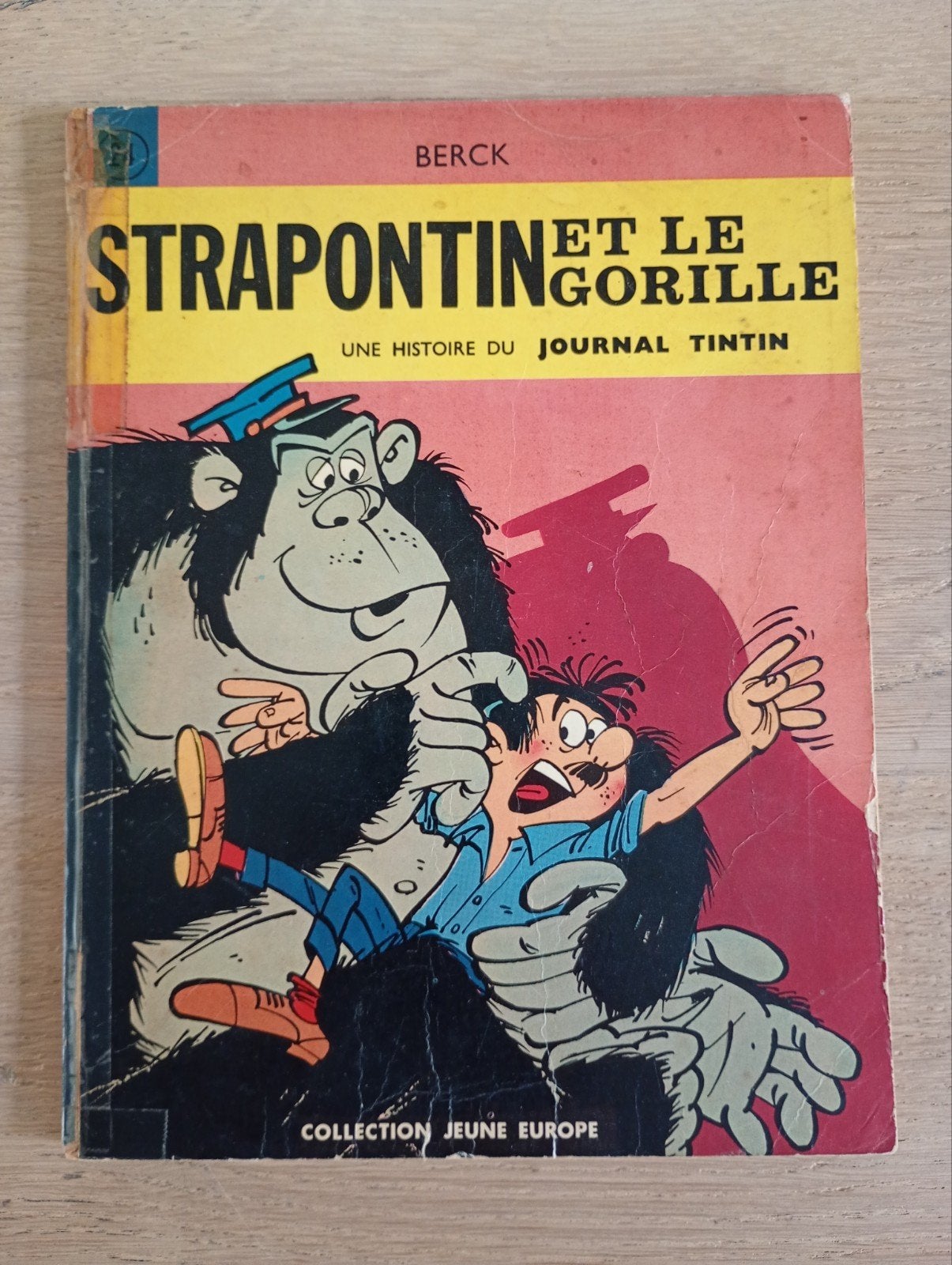 Strapontin et le gorille Berck Jeune Europe 24 EO Lombard, Livres, BD, Enlèvement ou Envoi, Une BD, Utilisé, BERCK