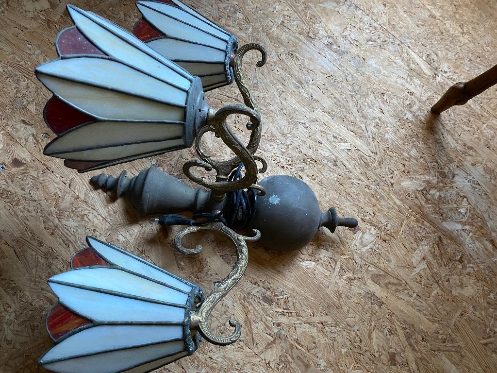 Wandverlichting in tiffany, Ophalen