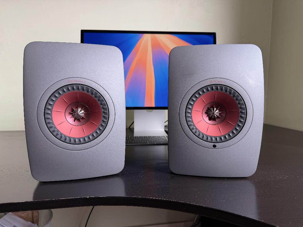Enceintes KEF LS50 Wireless II, Autres marques, Enlèvement, Utilisé, Haut-parleurs Frontaux, Arrière ou Stéréo