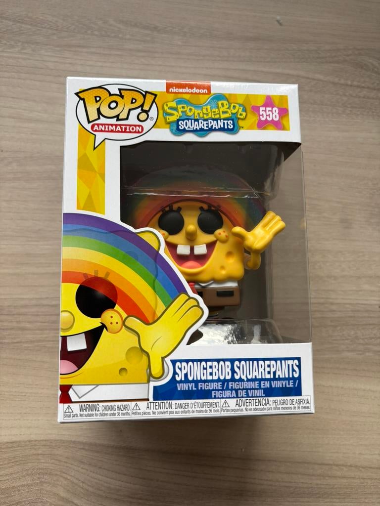 Funko Pop! SpongeBob SquarePants Rainbow #558 – Nickelodeon, Verzamelen, Ophalen of Verzenden