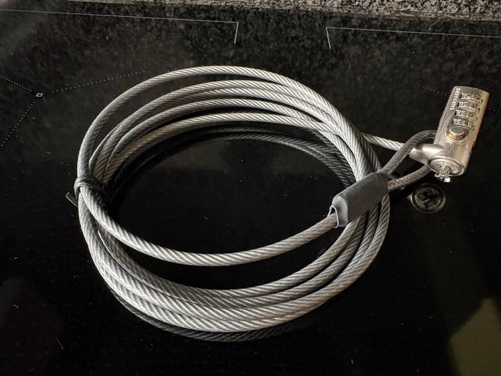 Câble antivol pour PC portable, Enlèvement, Comme neuf