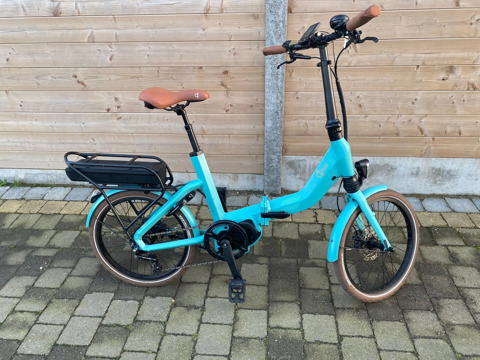 Vouwfiets met middenmotor shimano en 540 km, Ophalen, Zo goed als nieuw