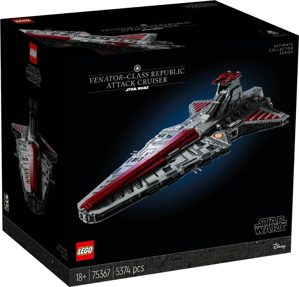 LEGO NIEUW SEALED 75367 Venator-Class Republic Attack Cruise, Star Wars, Nieuw, Ophalen of Verzenden, Complete set