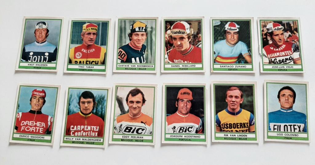 Panini Sprint '74, 12 pièces, Enlèvement ou Envoi