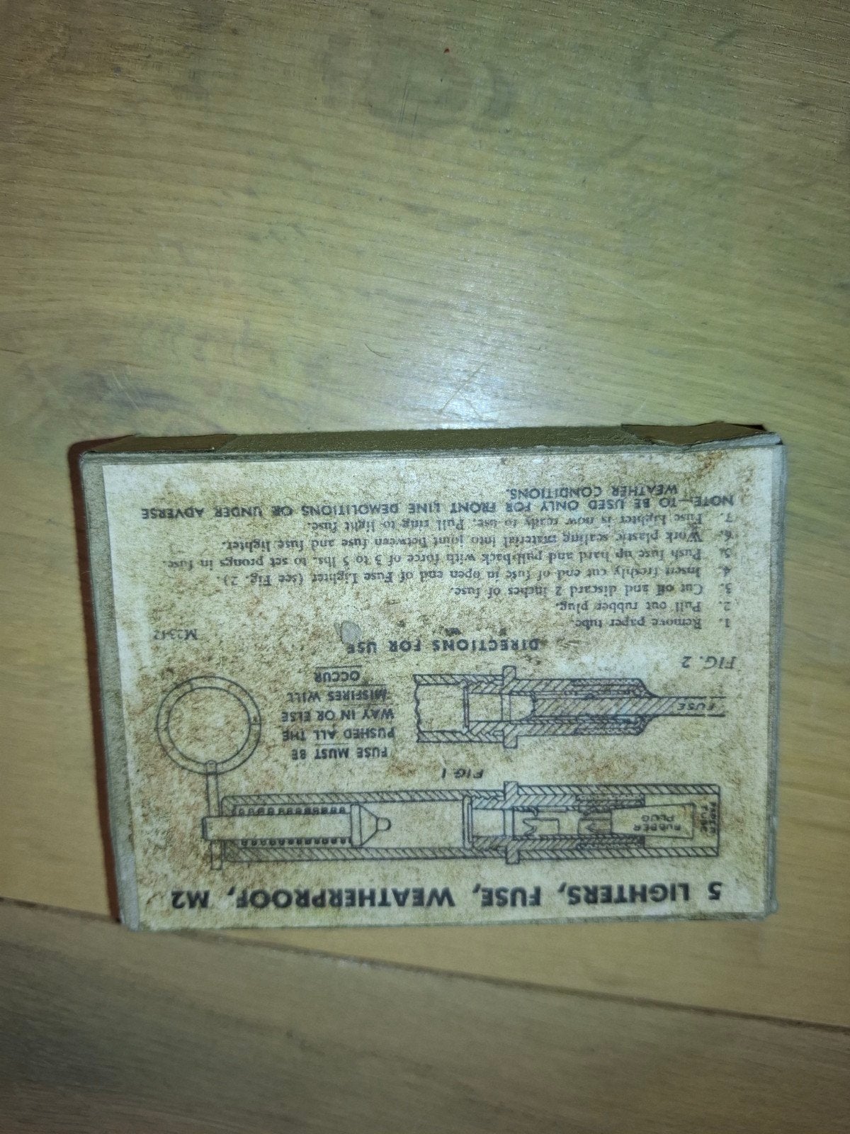 US WW2 Waterproof Fuse Lighters – Inert, Ophalen of Verzenden