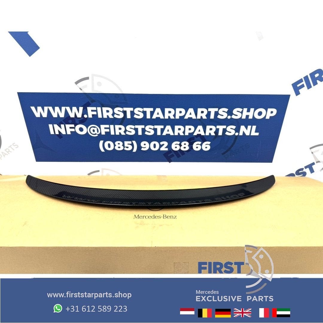 W118 C118 CLA AMG CARBON KOFFERBAK SPOILER ZWART 2018-2021 A, Auto-onderdelen, Carrosserie, Achterklep, Mercedes-Benz, Achter