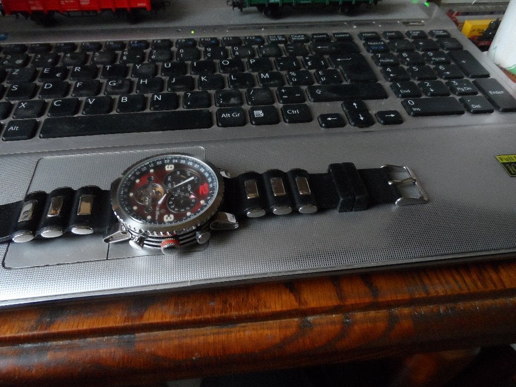 Raoul U.Braun 35 Jewels automatisch horloge - 5 Atm., Handtassen en Accessoires, Overige merken, Staal, Polshorloge, Overige materialen