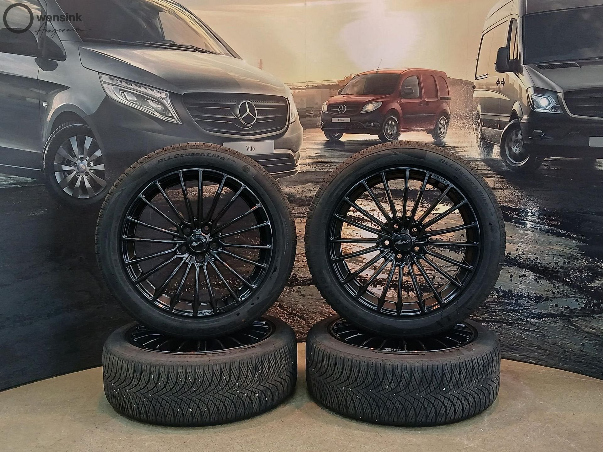 All seasonset Mercedes Benz Vito 447 tot 06/2024 (#968), Auto-onderdelen, Banden en Velgen, 19 inch, -, -, Banden en Velgen