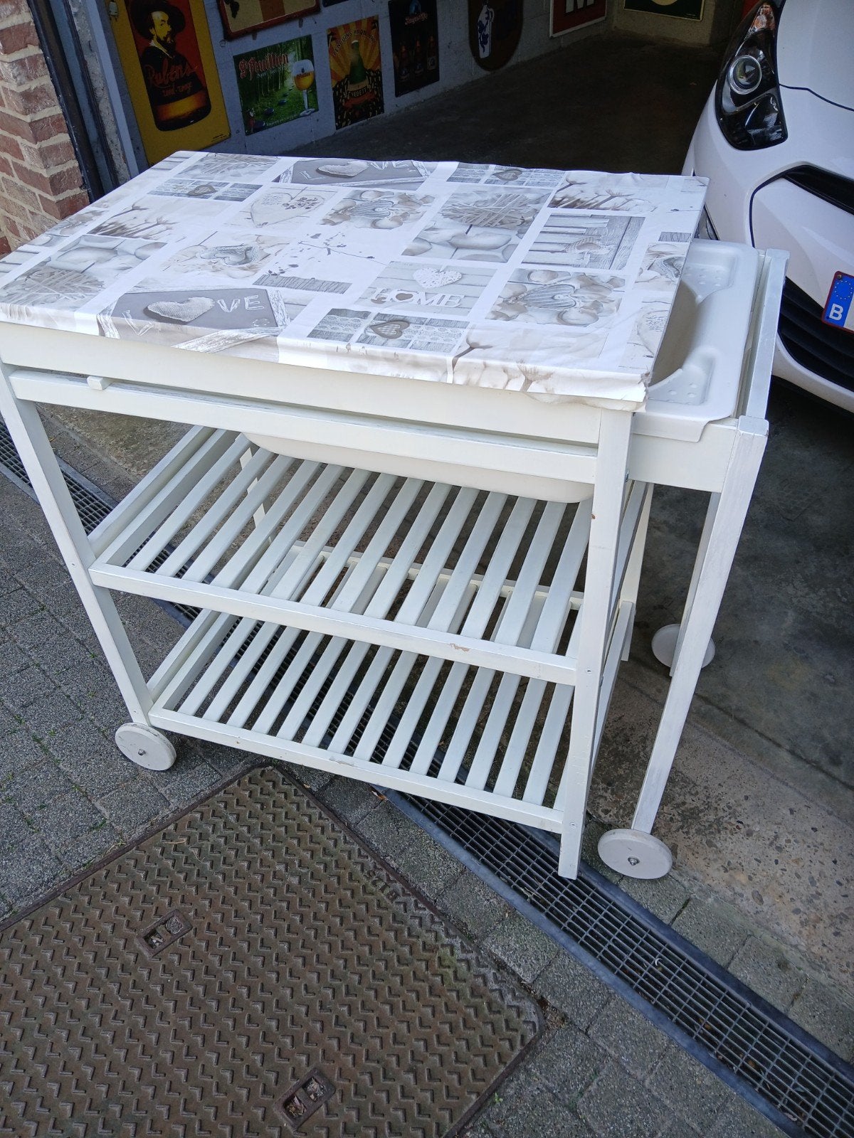 luiertafel badje, Enlèvement, Baignoire