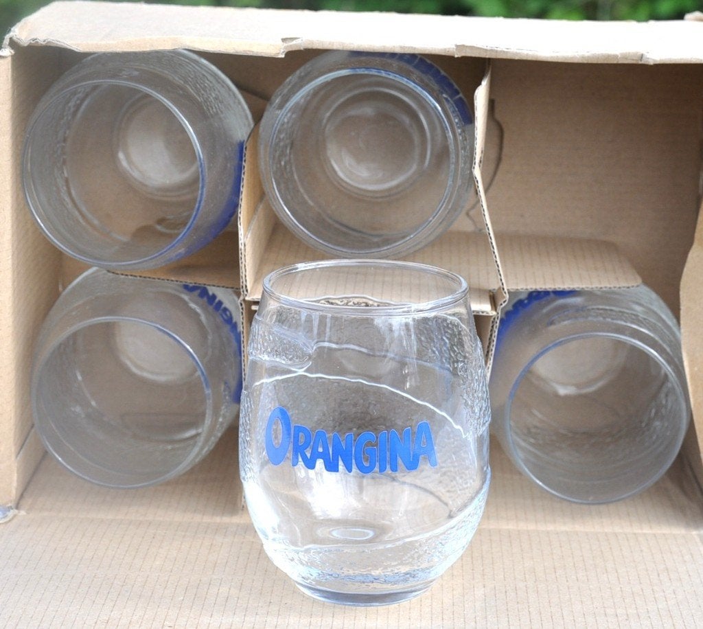6 verres pour orangina, Ophalen of Verzenden, Nieuw, Glas, Glas of Glazen