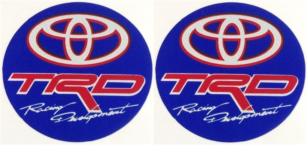 TRD Toyota Racing Development metallic sticker set #3, Envoi