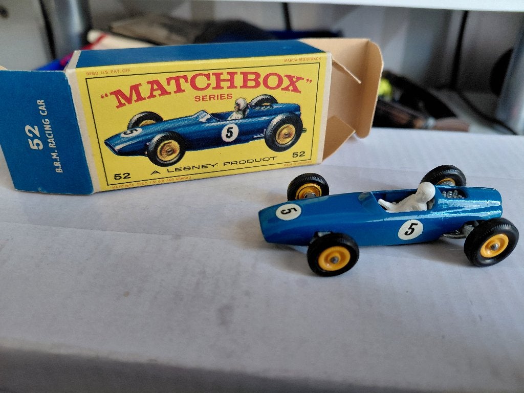 Boîte Matchbox 52b B.R.M Racing Car Type « D », Enlèvement ou Envoi, Comme neuf, Voiture