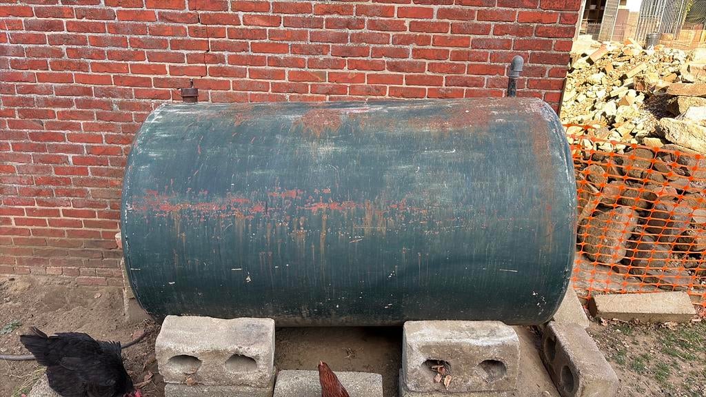 Mazout tank, Ophalen, Zo goed als nieuw