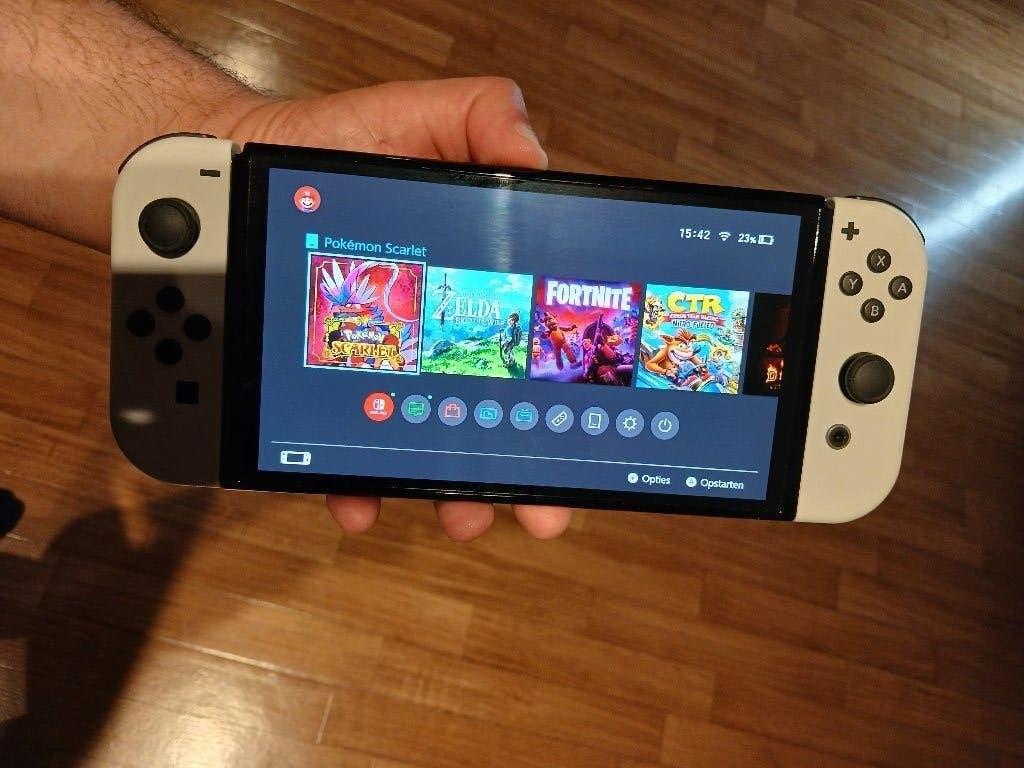 Nintendo Switch Oled, Games en Spelcomputers, Ophalen, Gebruikt, Zonder controller, Switch OLED