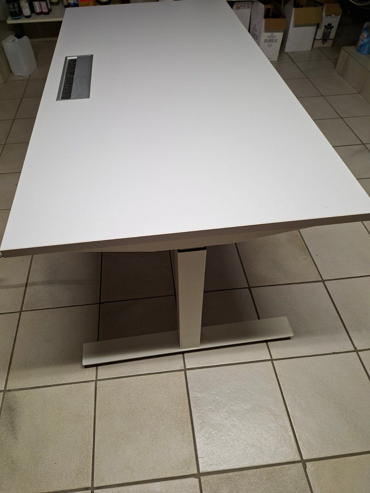 zit sta bureau, Ophalen, Zit-sta bureau, 160 cm, Zo goed als nieuw