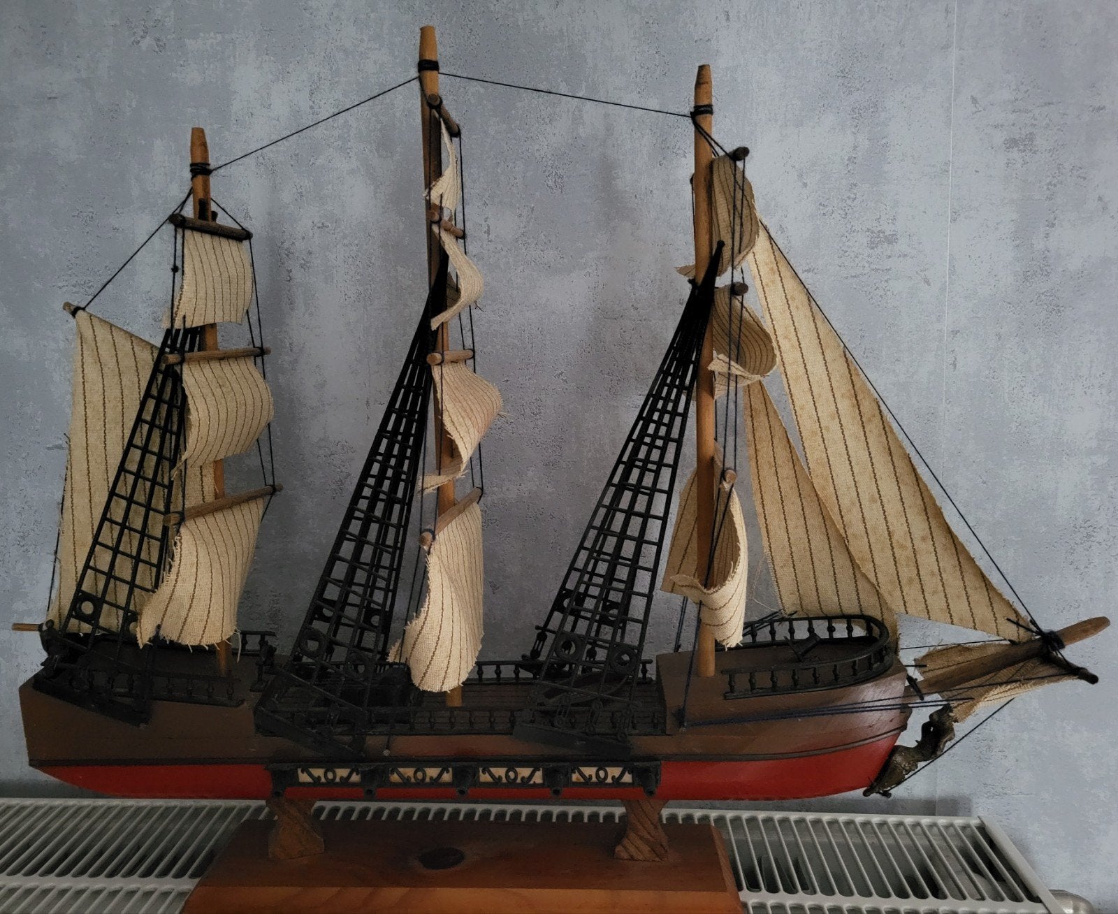 Decoratie Zeilschip, Enlèvement